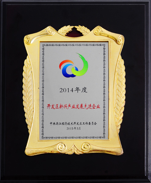 阿爾賽2014年度開發(fā)區(qū)新興產(chǎn)業(yè)發(fā)展先進企業(yè)